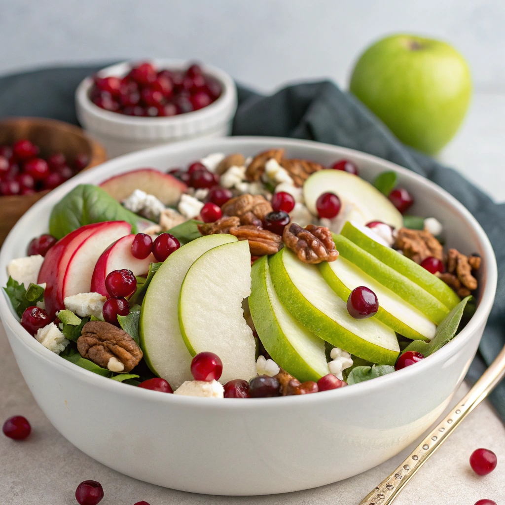 Winter Cranberry Apple Salad