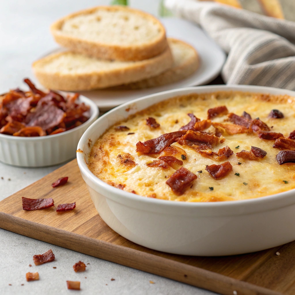 Warm Bacon Cheese Dip