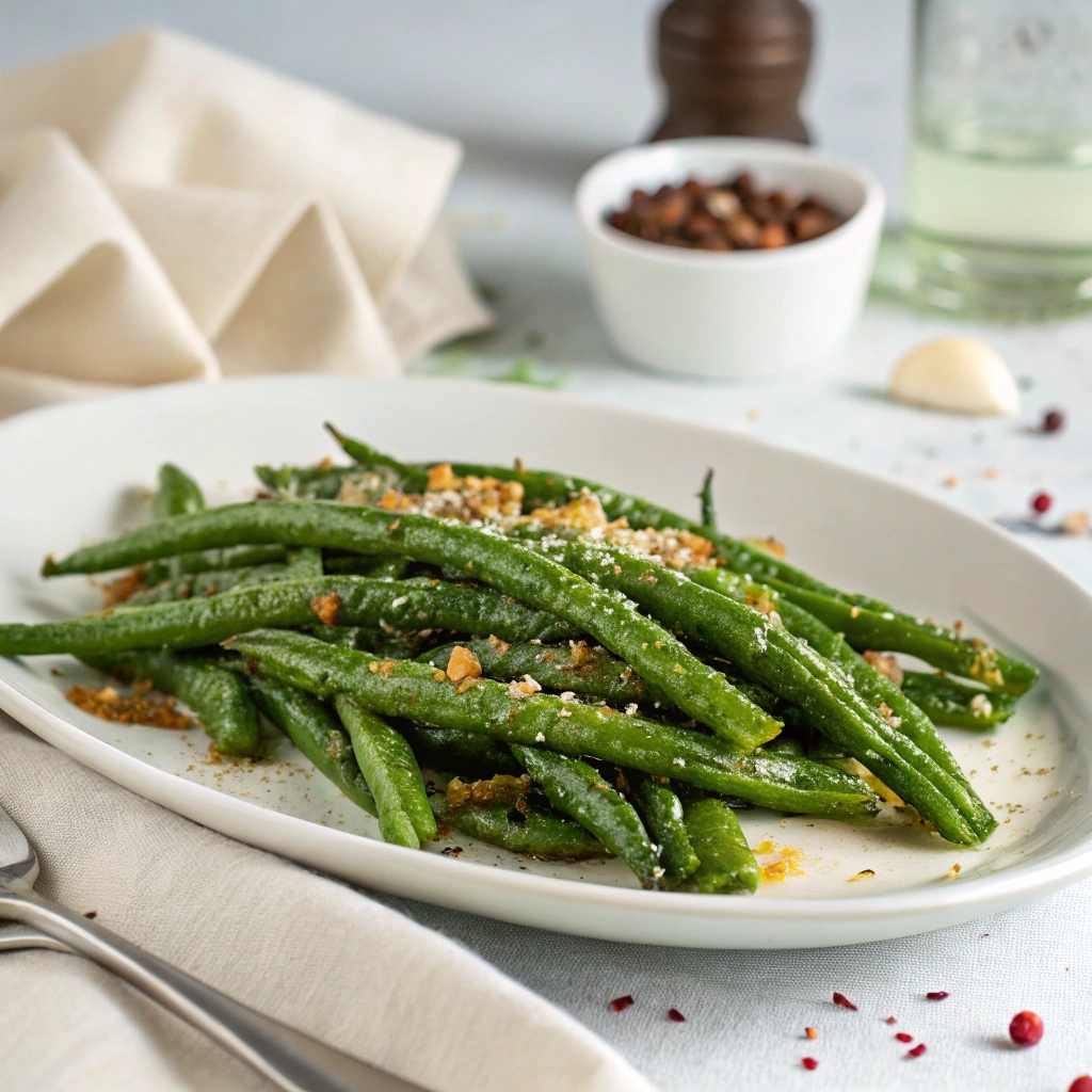 Oven Baked Green Beans