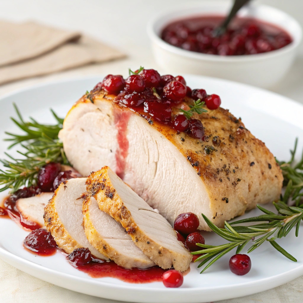 Slow Cooker Cranberry Turkey Breast