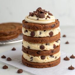 Layered Chocolate Chip Cookie Dessert