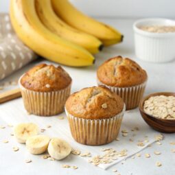 2 Ingredient Banana Muffins