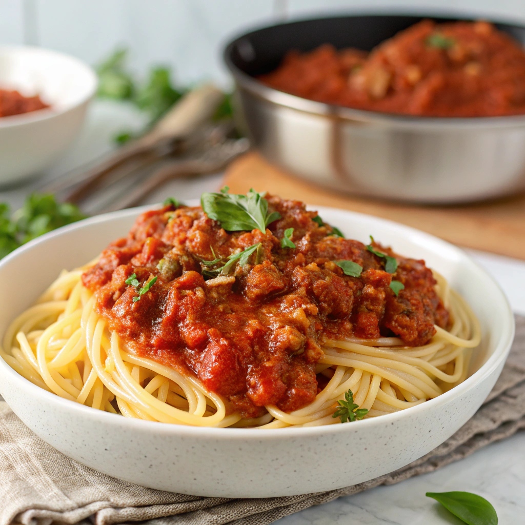Ground Turkey Spaghetti Sauce