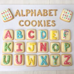Alphabet Sugar Cookies