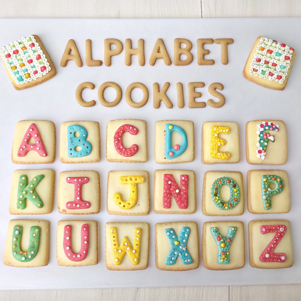 Alphabet Sugar Cookies