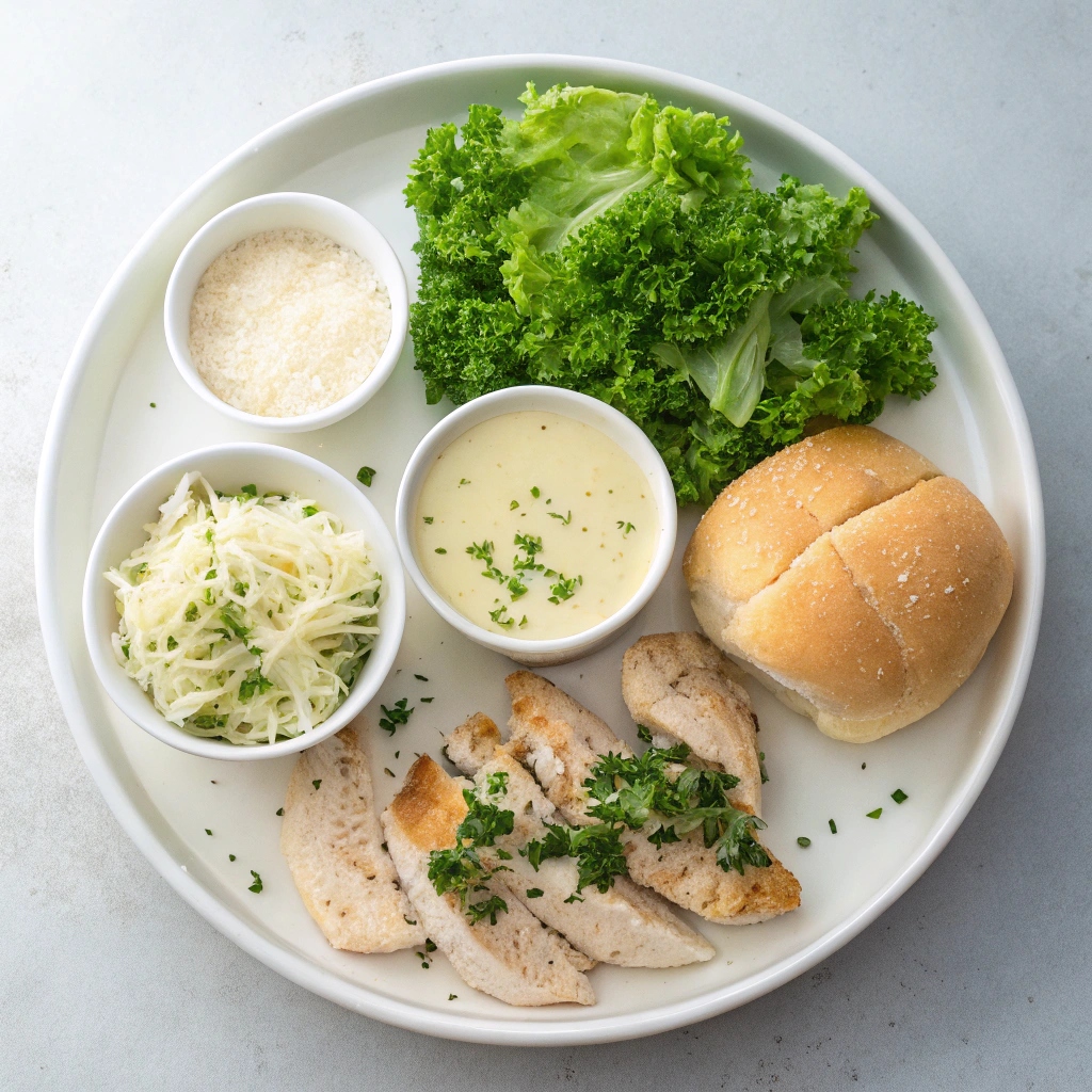 Instant Pot Chicken Caesar Sandwiches Ingredients