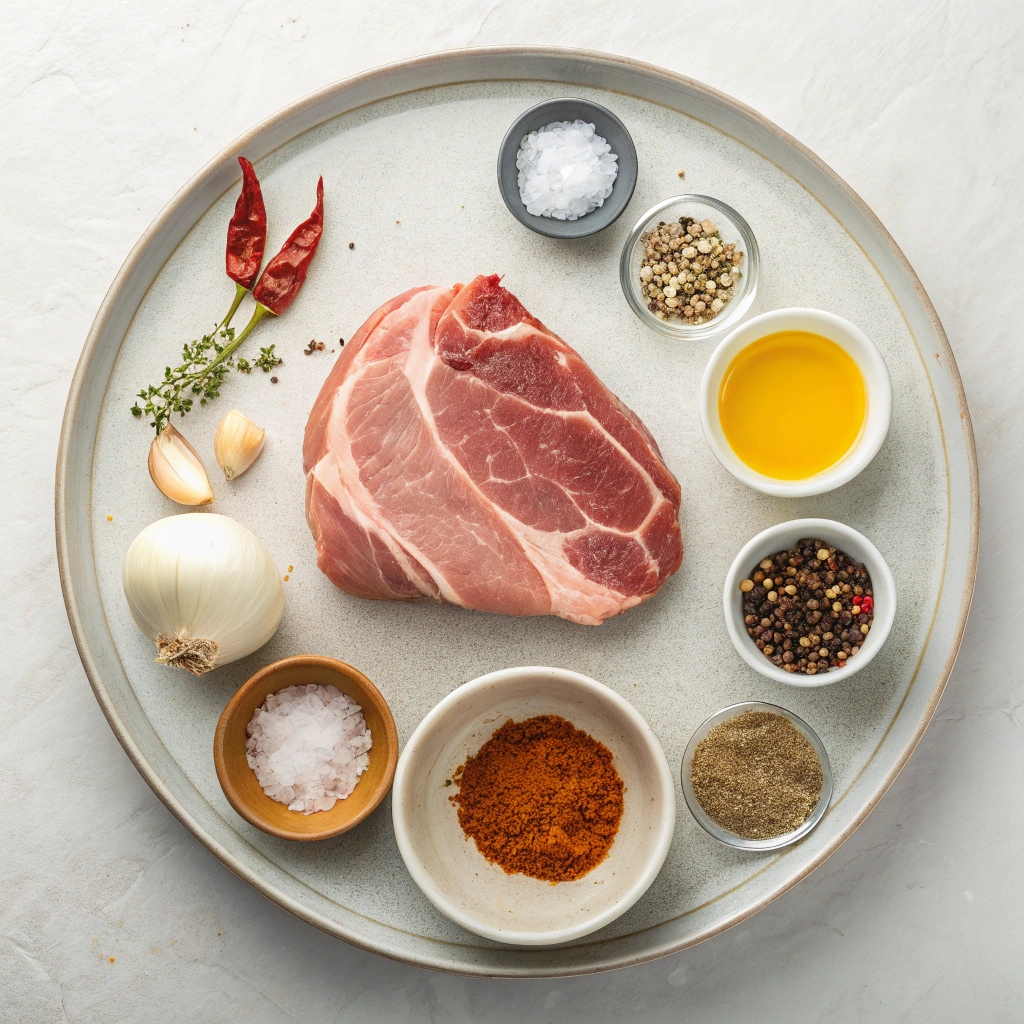 Instant Pot Carnitas Ingredients