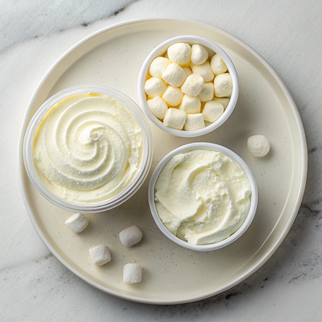 Easy 2 Ingredient Cream Cheese Fruit Dip Ingredients