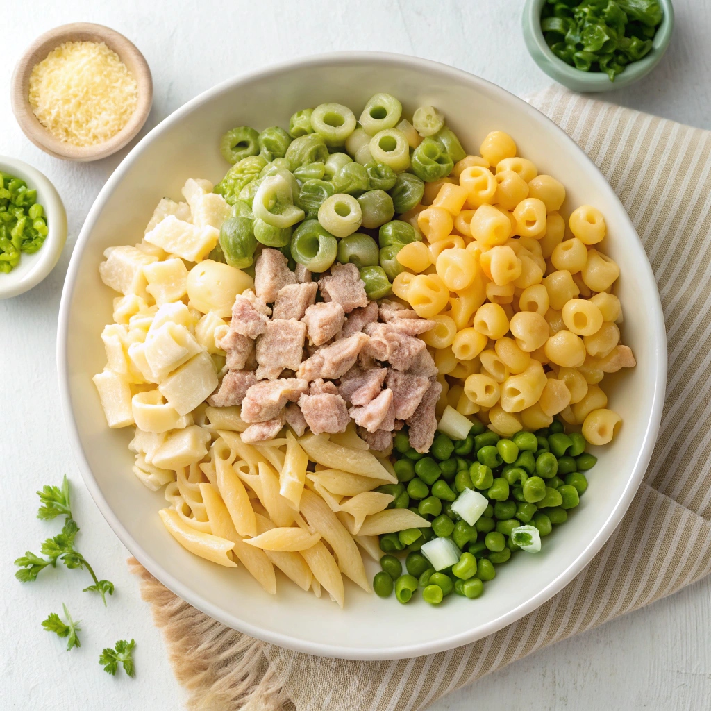 Tuna Macaroni Salad Ingredients