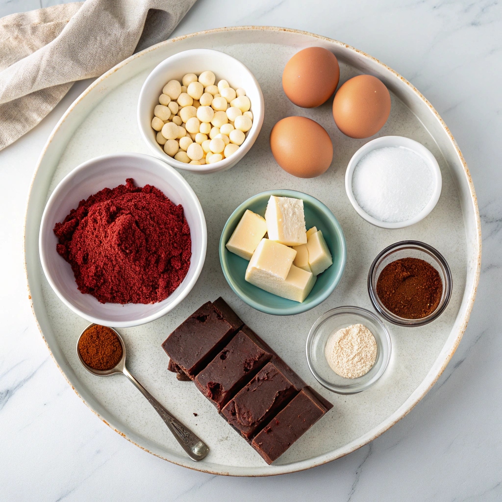 Red Velvet Bundt Cake Ingredients