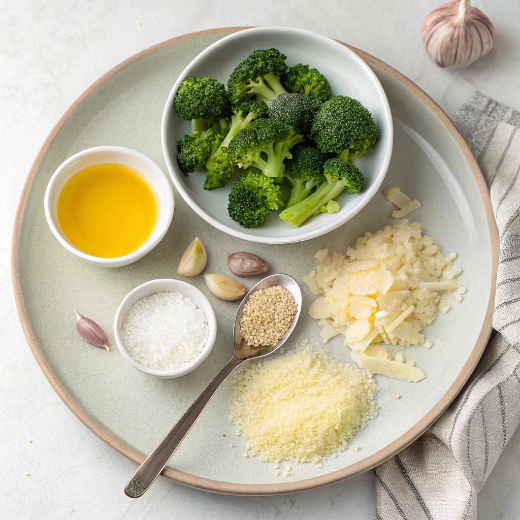 Oven Roasted Parmesan Broccoli Ingredients