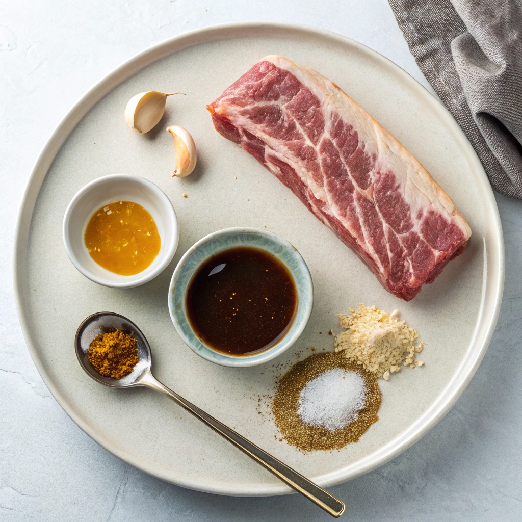 Slow Cooker Honey Ribs Ingredients
