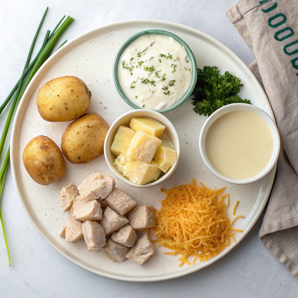 Mom’s Cheese Potatoes Ingredients