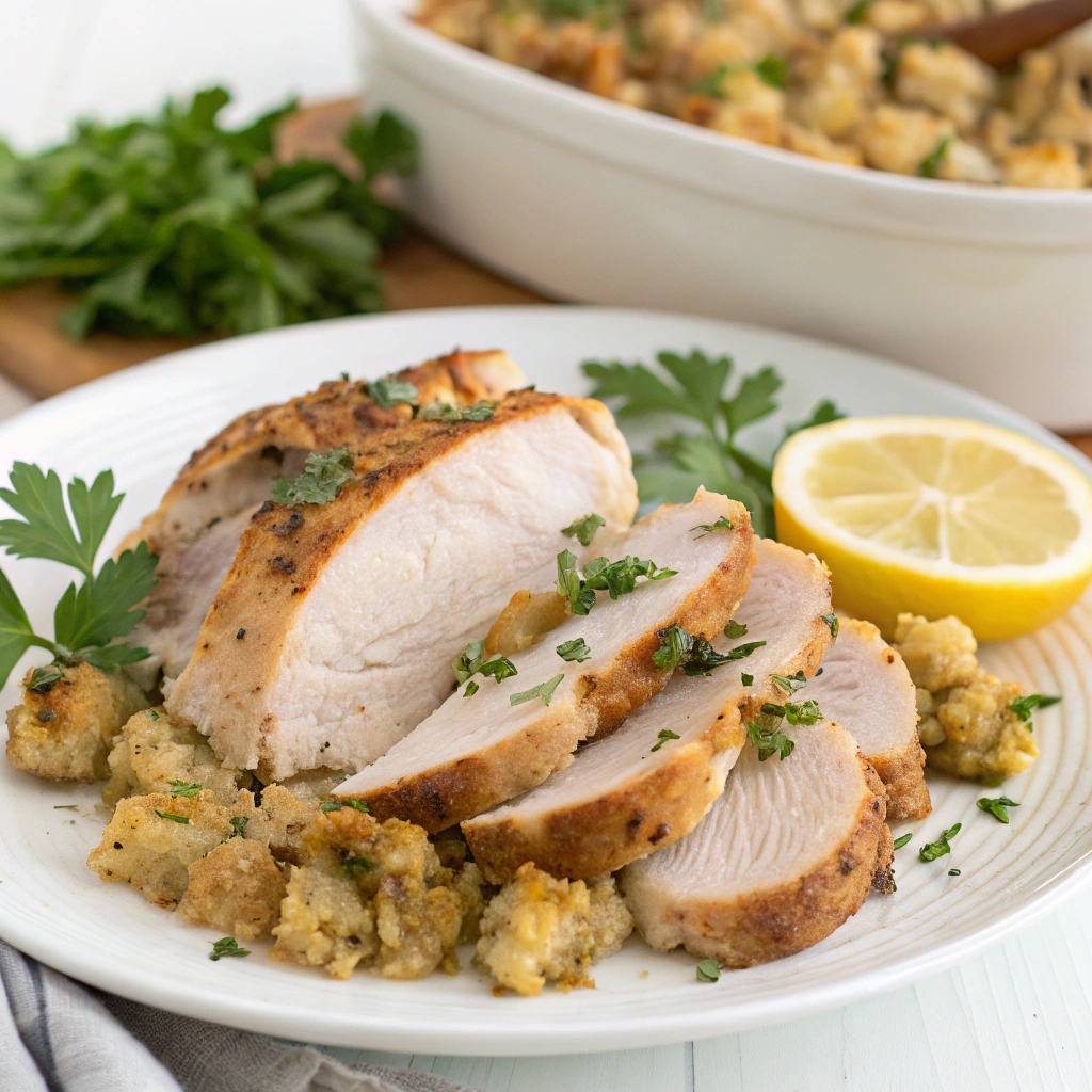 Slow Cooker Turkey and Stuffing