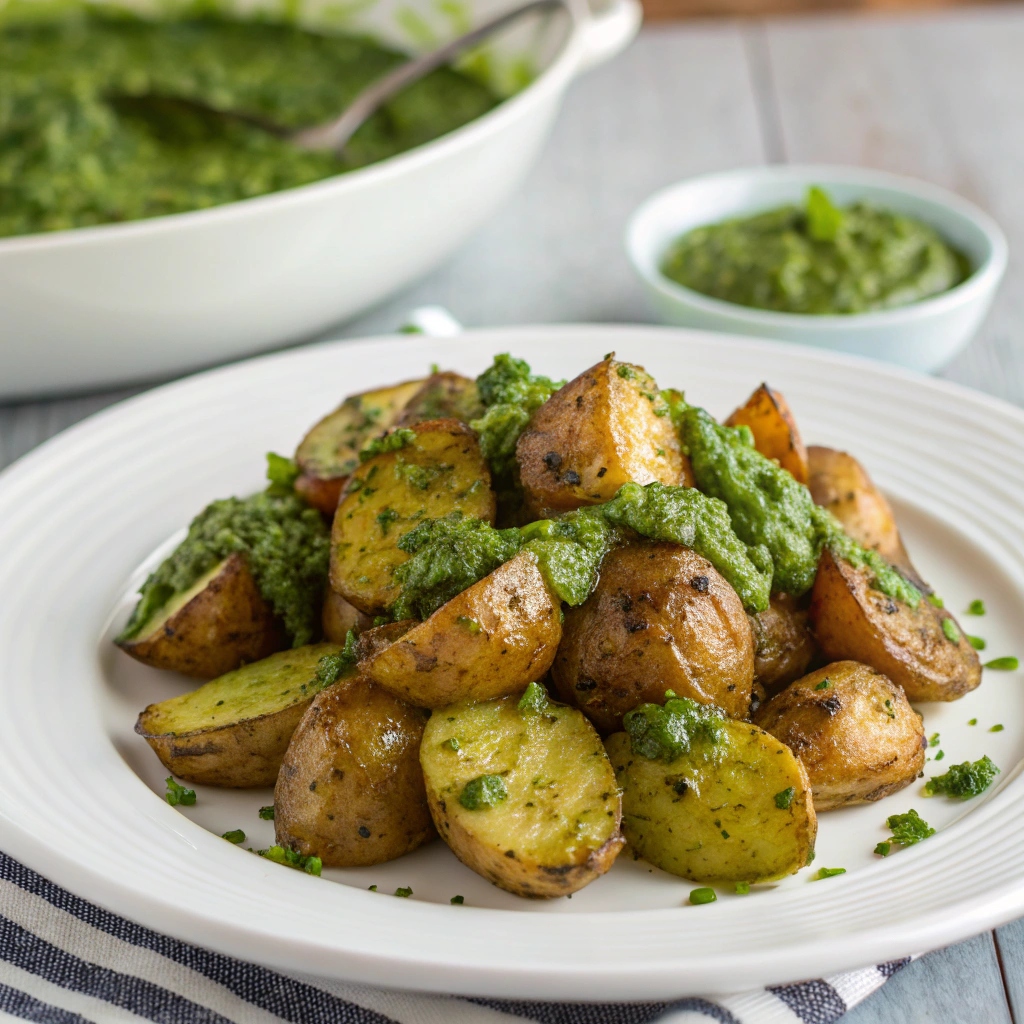 Pesto Potatoes