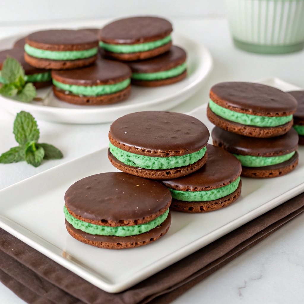 No-Bake Ritz Cracker Thin Mint Cookies Recipe