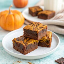 2 Ingredient Pumpkin Brownies