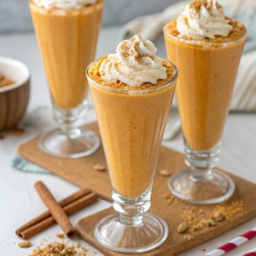 Pumpkin Pie Milkshakes