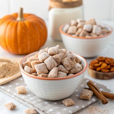 Pumpkin Spice Muddy Buddies