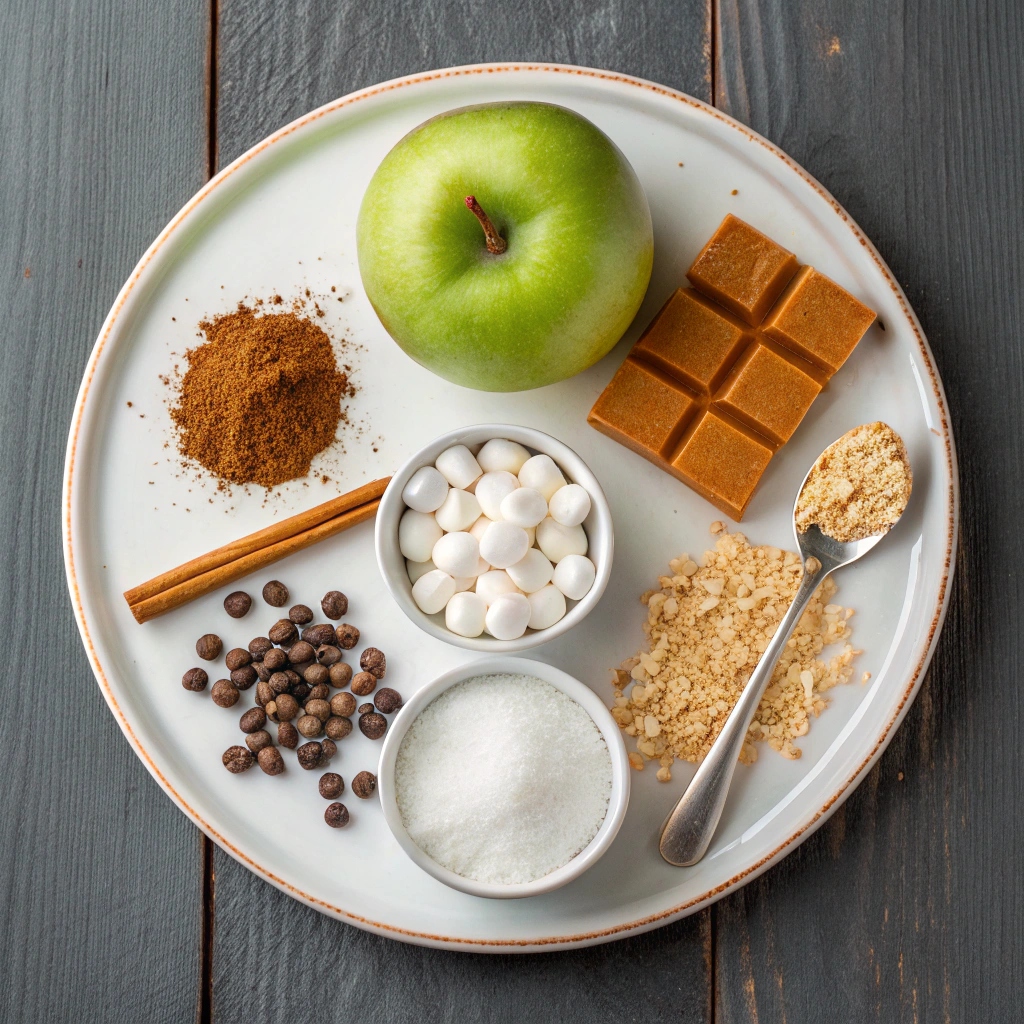 Halloween Mickey Mouse Caramel Apples Ingredients