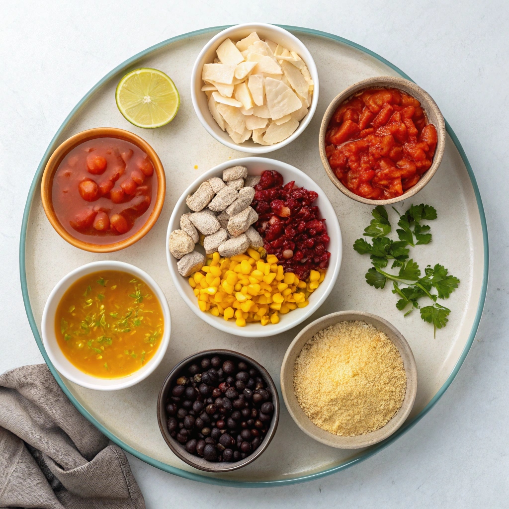Easy Crock Pot Chicken Tortilla Soup Ingredients