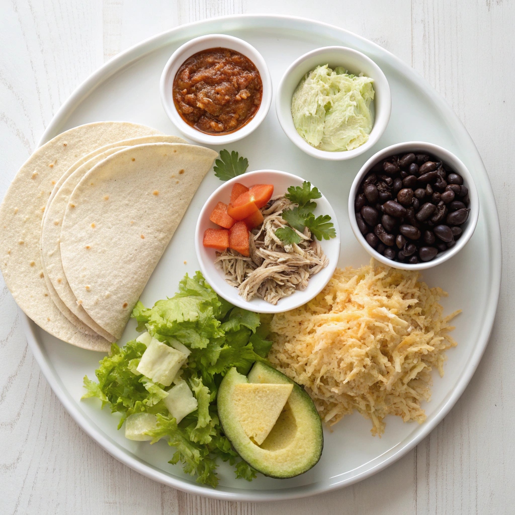 Oven Baked Chicken Tacos Ingredients