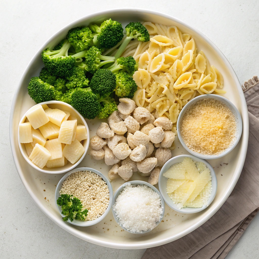 Chicken and Broccoli Alfredo Casserole Ingredients
