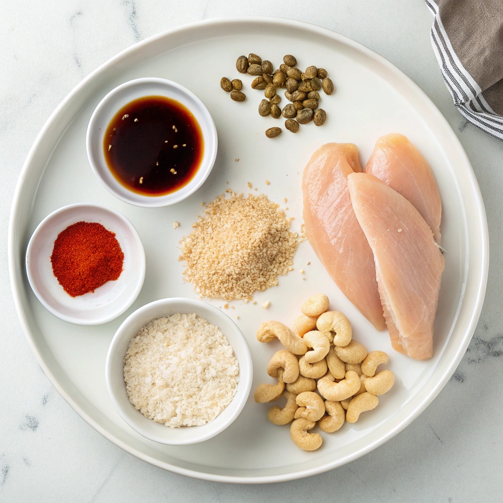 Slow Cooker Cashew Chicken Ingredients