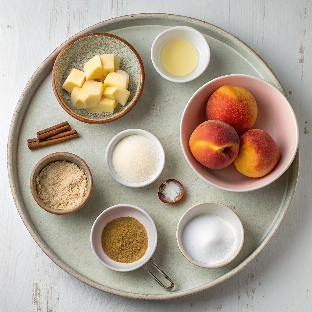 Baked Peach Hand Pies Ingredients
