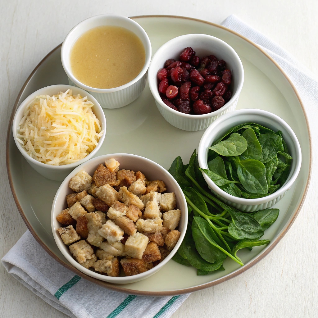 Turkey Cranberry Spinach Casserole Ingredients