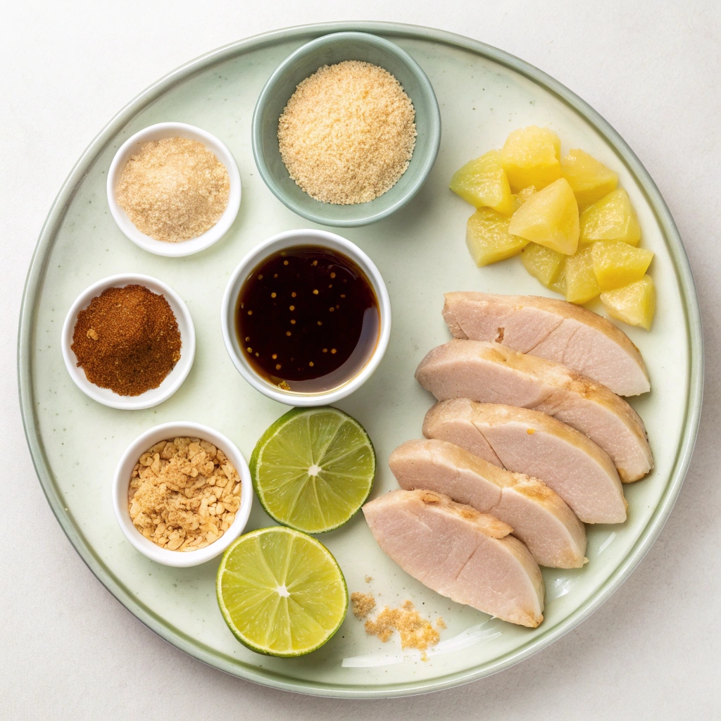 Pineapple Grilled Chicken Ingredients