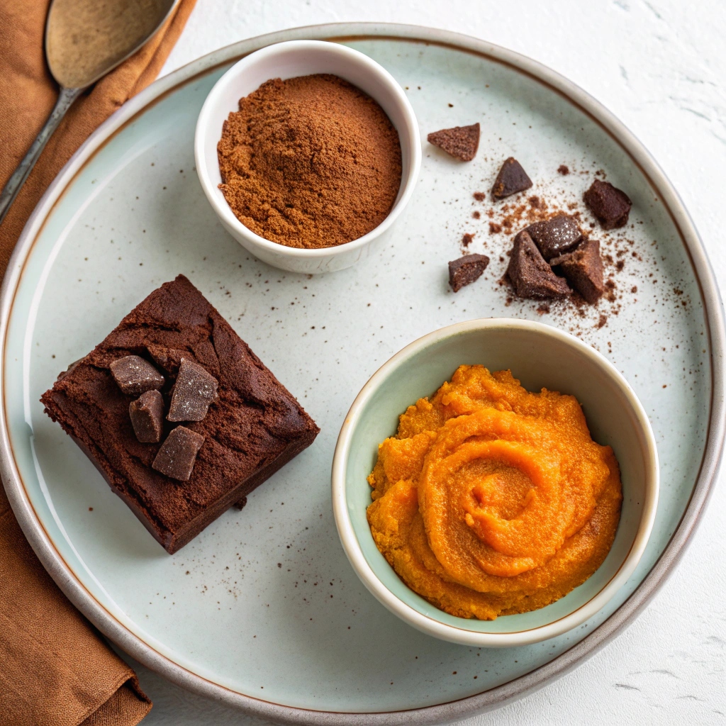2 Ingredient Pumpkin Brownies Ingredients
