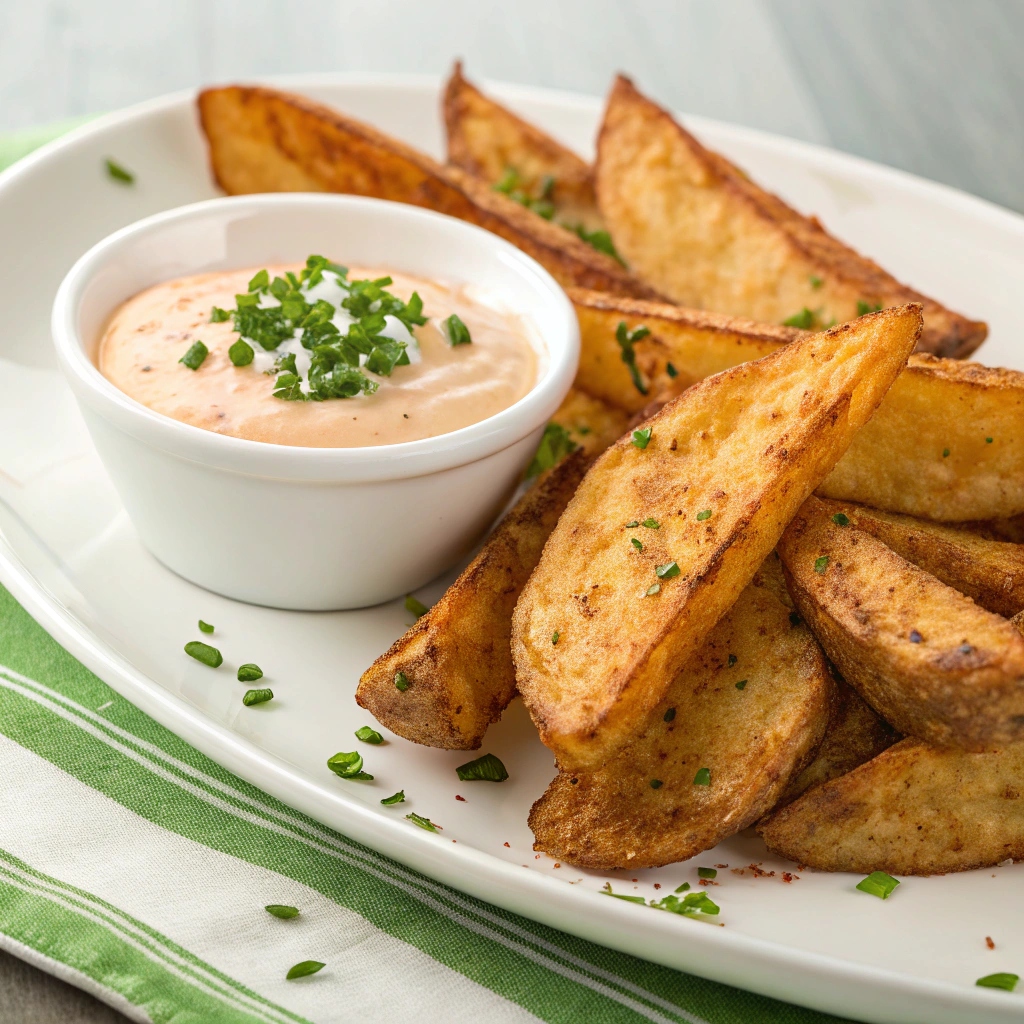 Baked Tater Wedges and Utah’s Famous Fry Sauce