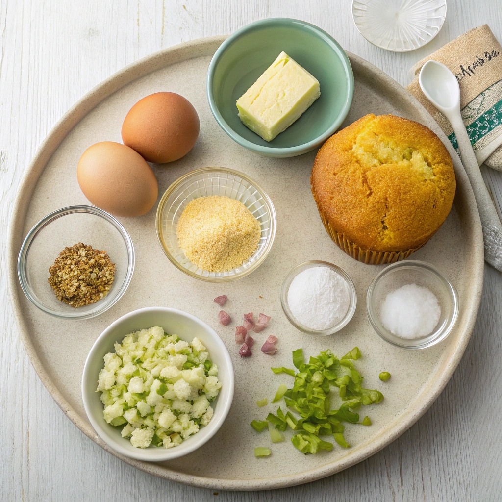 Homemade Cornbread Dressing Ingredients