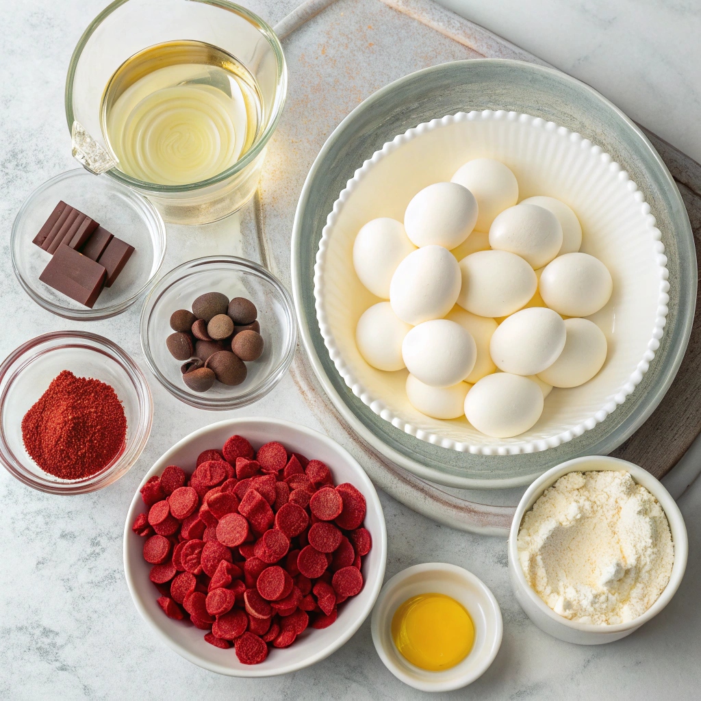 Red Velvet Cake Bites Ingredients