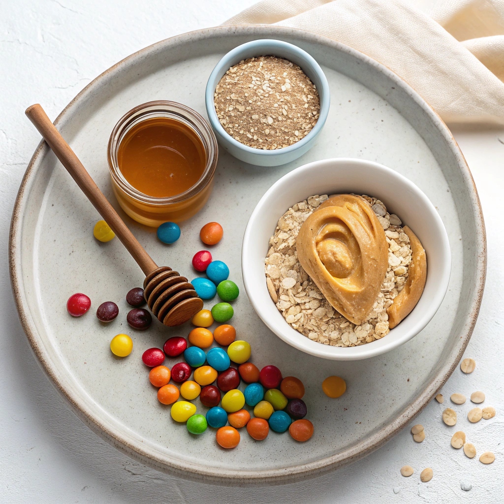 No Bake Oatmeal Peanut Butter Balls Ingredients