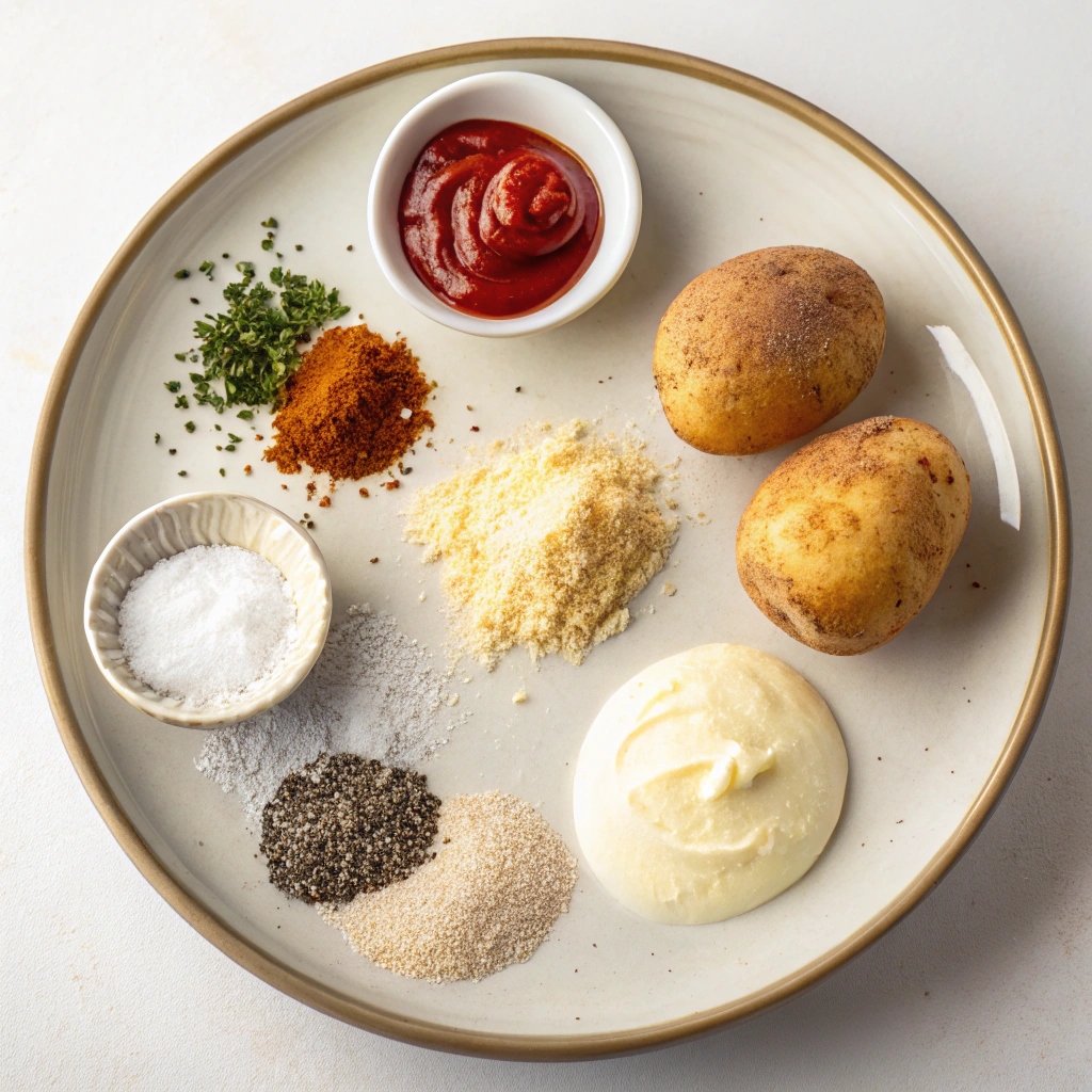 Baked Tater Wedges and Utah’s Famous Fry Sauce Ingredients