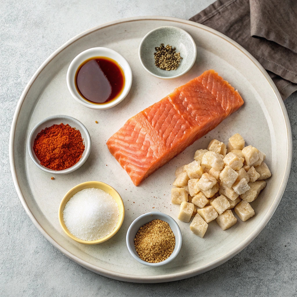 Crispy Bang Bang Salmon Bites Ingredients